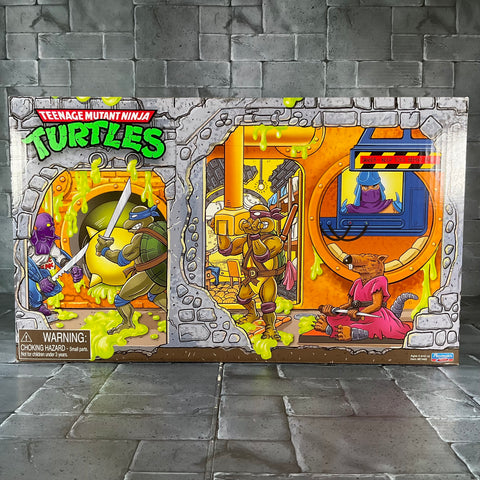 Playmates TMNT 6 Pack- Sewer Lair Set