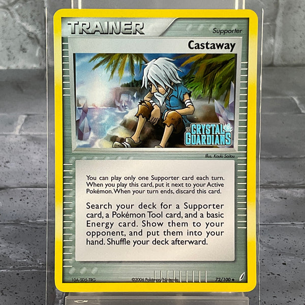 Pokémon TCG – Crystal Guardians: Castaway (Reverse Holo) #72 - NM Condition