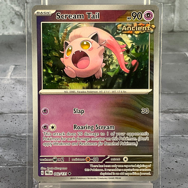 Pokémon TCG – Prismatic Evolutions: Scream Tail (Master Ball) #42 - NM Condition