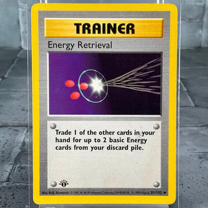 Energy Retrieval - 81/102 - Uncommon 1st Edition