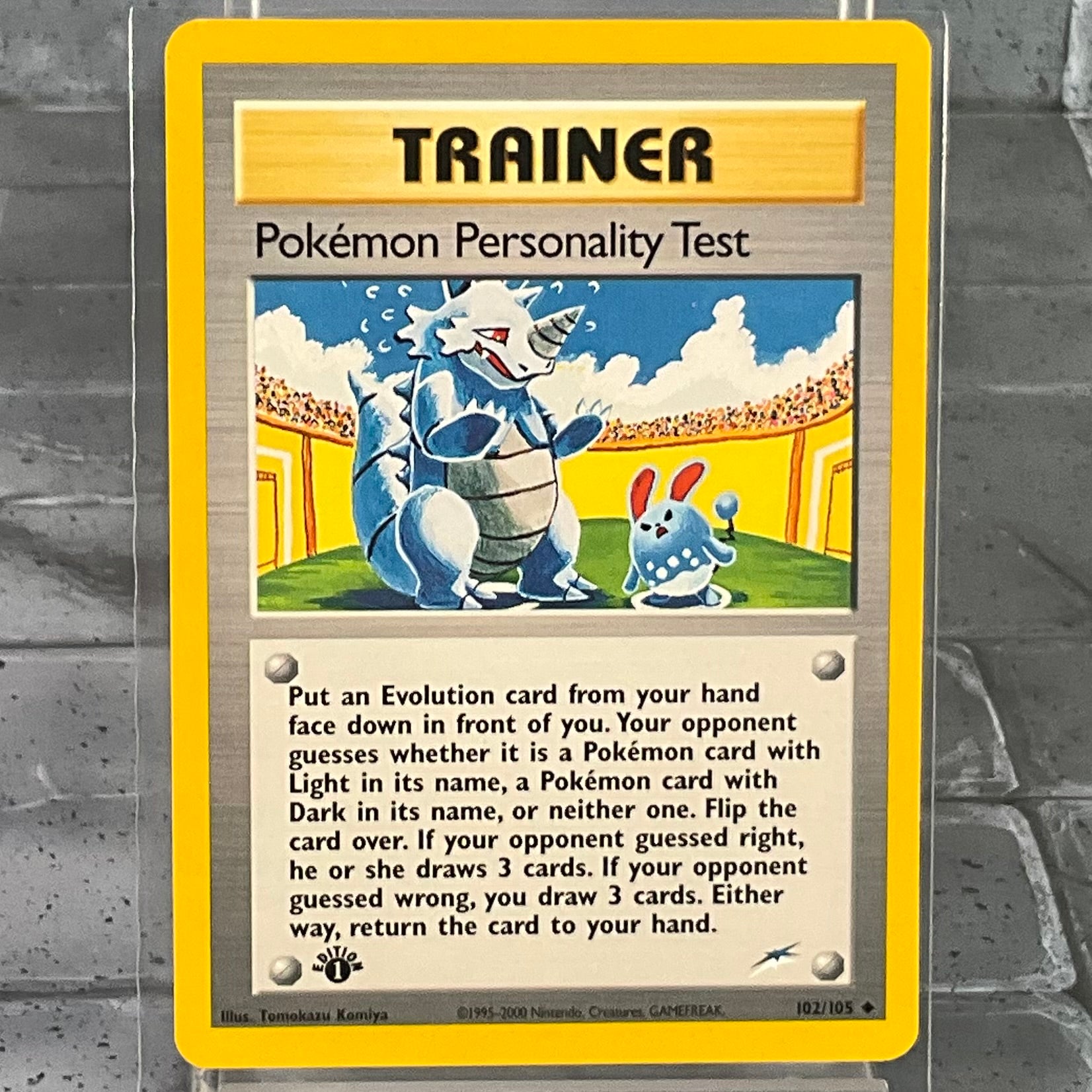 Pokemon Personality Test - 102/105 - 1st Edition