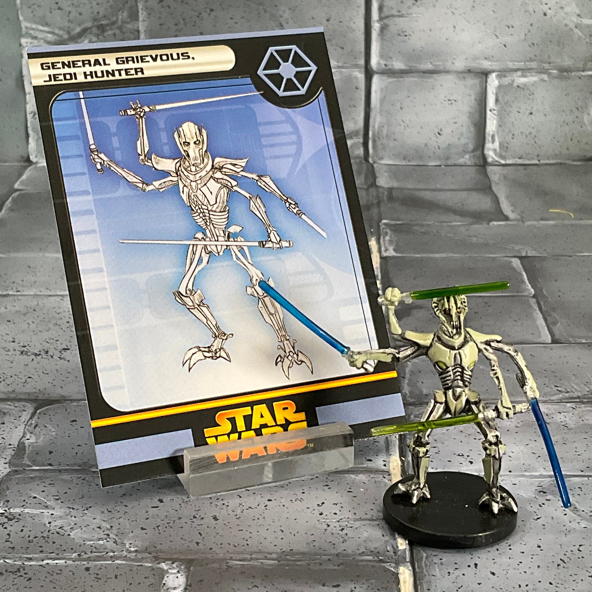 Star Wars Miniatures 31/60 General Grievous Jedi Hunter