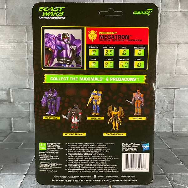 Super7 ReAction Transformers: Beast Wars - Megatron