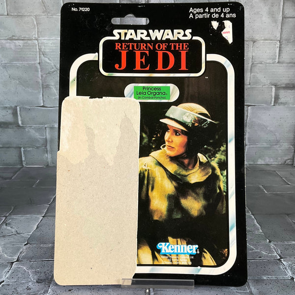 Vintage Kenner Star Wars - Leia in Combat Poncho With Cardback