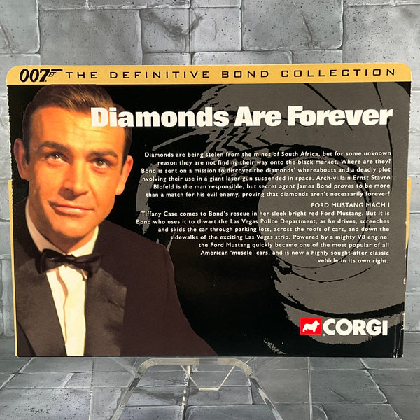 007 James Bond Corgi - Diamonds Are Forever Ford Mustang Mach 1