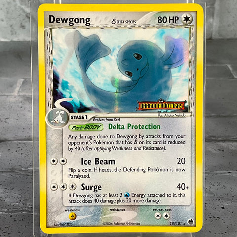 Dewgong - 15/101 - Reverse Holo Stamped