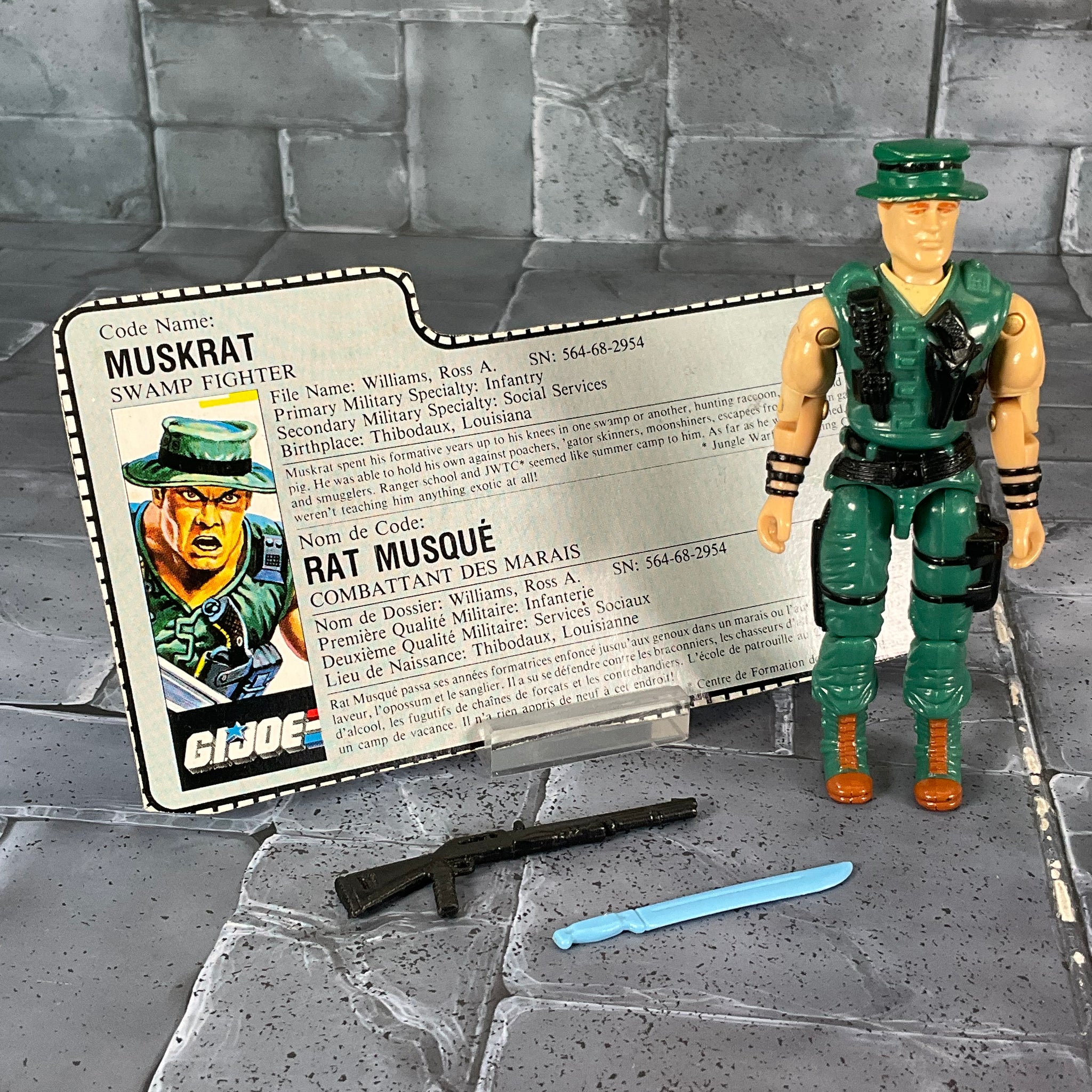 Vintage GI Joe - Muskrat V1