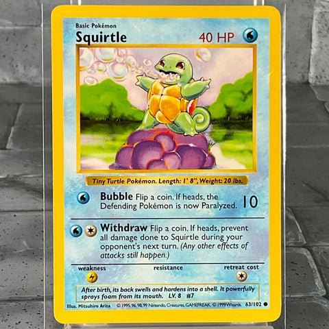 Squirtle - 63/102 - (Shadowless)