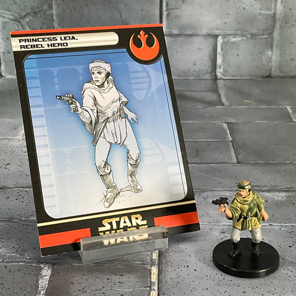 Star Wars Miniatures 50/60 Princess Leia Rebel Hero