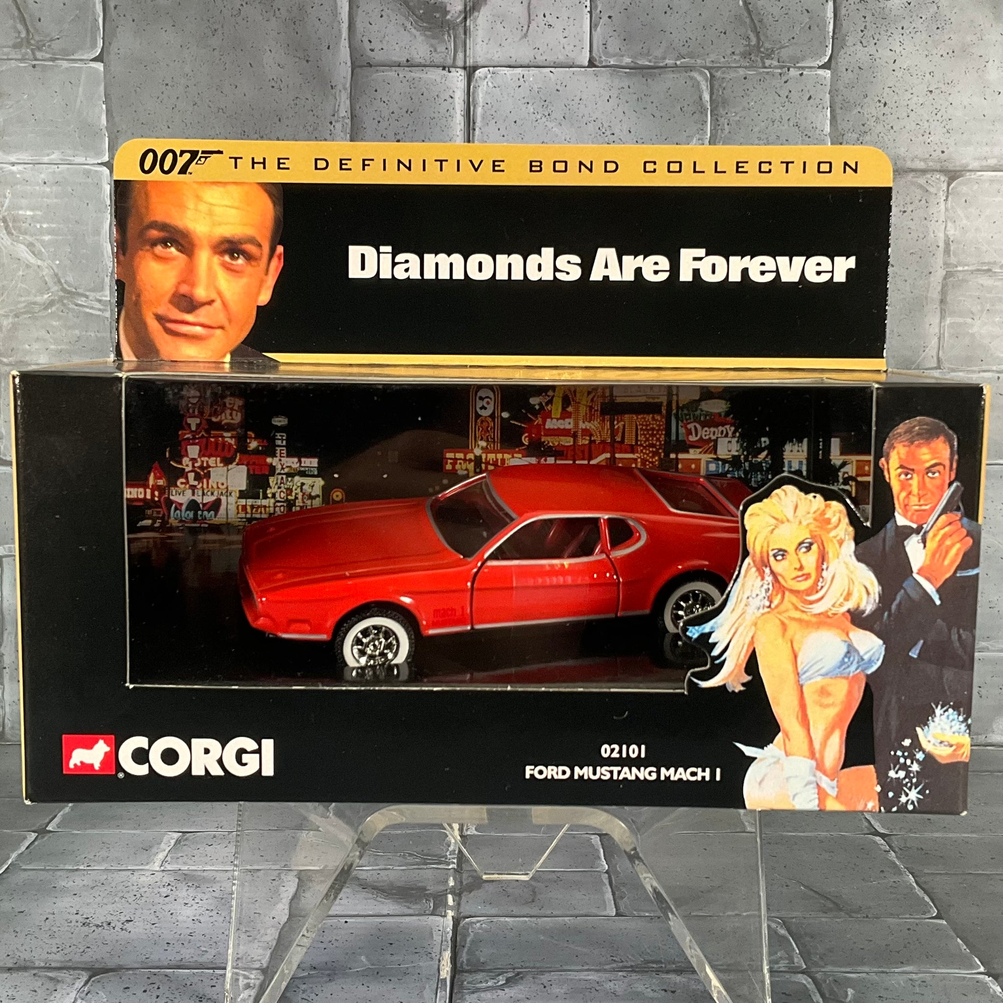 007 James Bond Corgi - Diamonds Are Forever Ford Mustang Mach 1