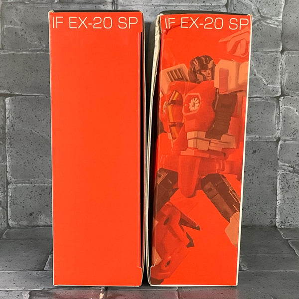 Transformers Seekers Iron Factory IF-EX20R with Upgrade Parts Red & Grey- Starscream like