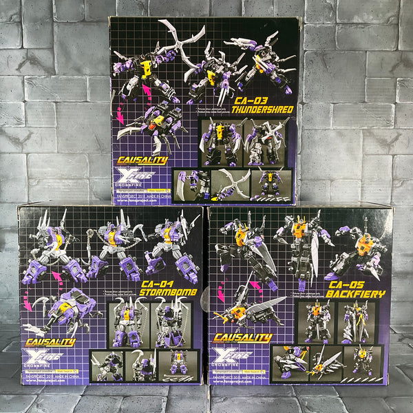 Third Party Transformers - Fansproject Causality Crossfire Insecticon Set