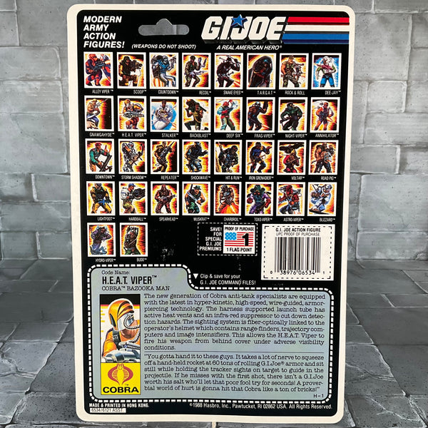 Vintage GI Joe ARAH 1988 Heat Viper MOC