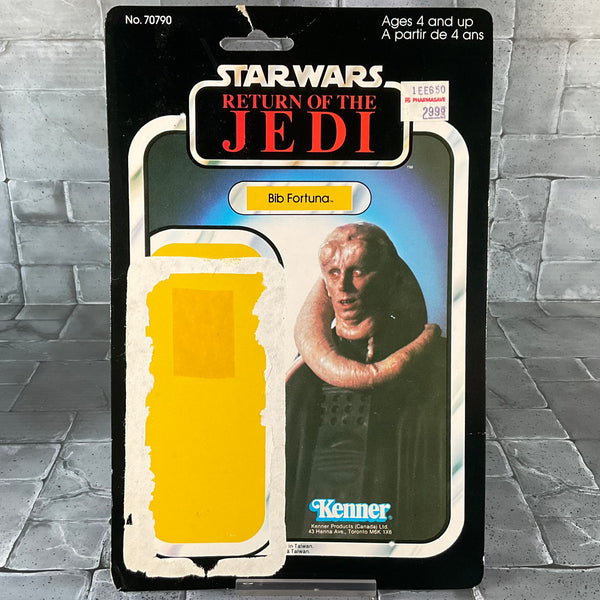 Vintage Kenner Star Wars - Bib Fortuna with Cardback