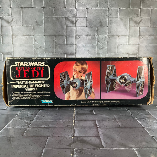 Vintage Kenner Star Wars RotJ Battle Damaged TIE Fighter with Pilot