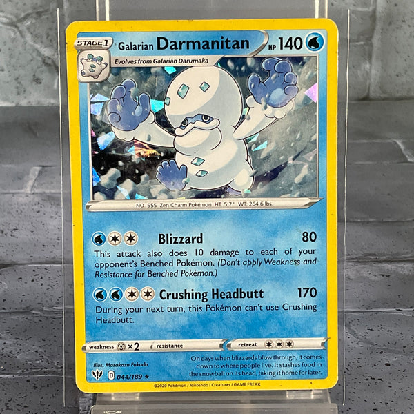 Pokémon TCG – Darkness Ablaze: Galarian Darmanitan (Cracked Ice) #44 - LP Condition