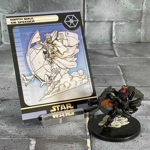 Star Wars Miniatures 7/60 Darth Maul on Speeder