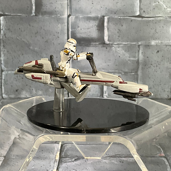 Star Wars Miniatures 2/60 Clone Trooper on BARC Speeder