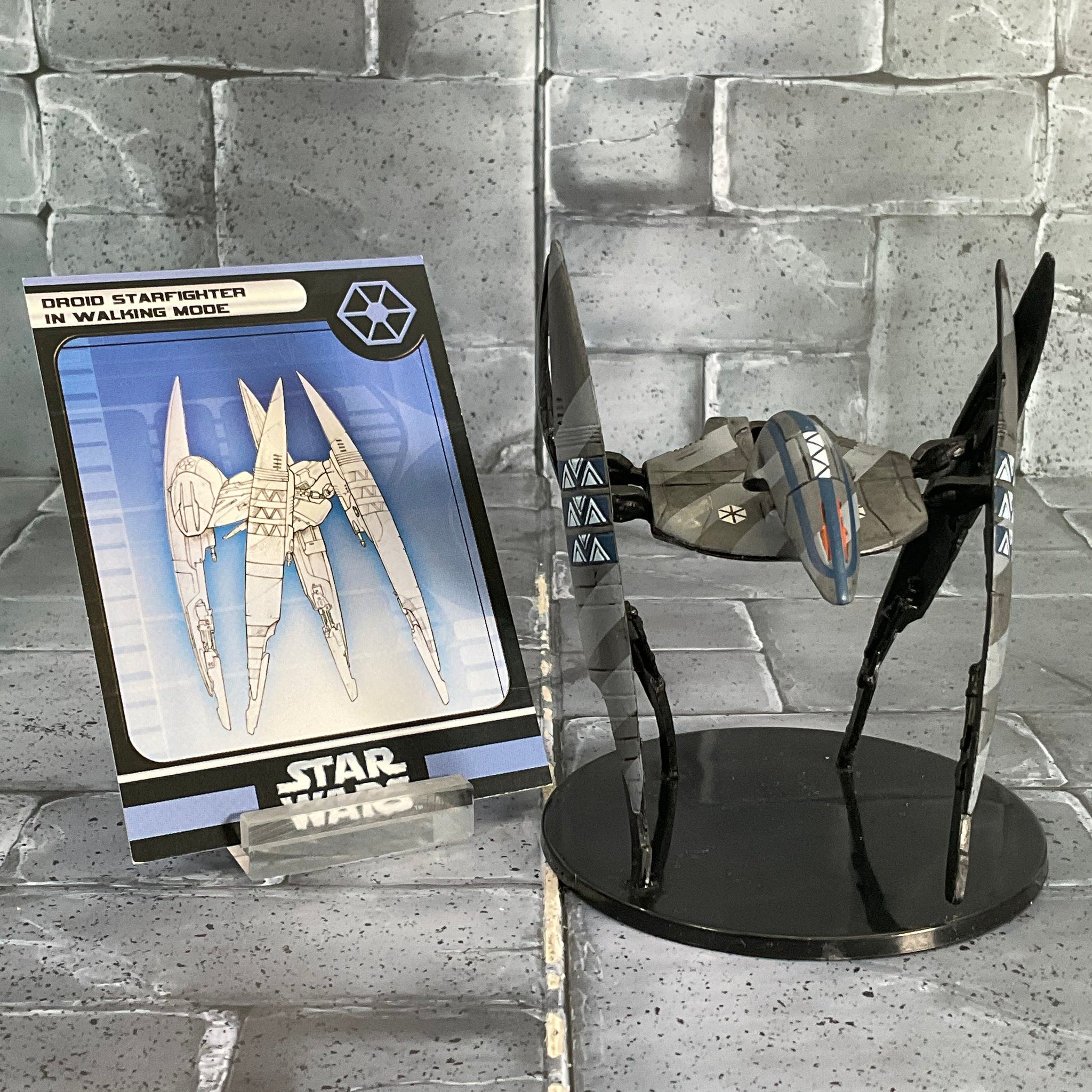 Star Wars Miniatures 4/60 Droid Starfighter in Walking Mode #2