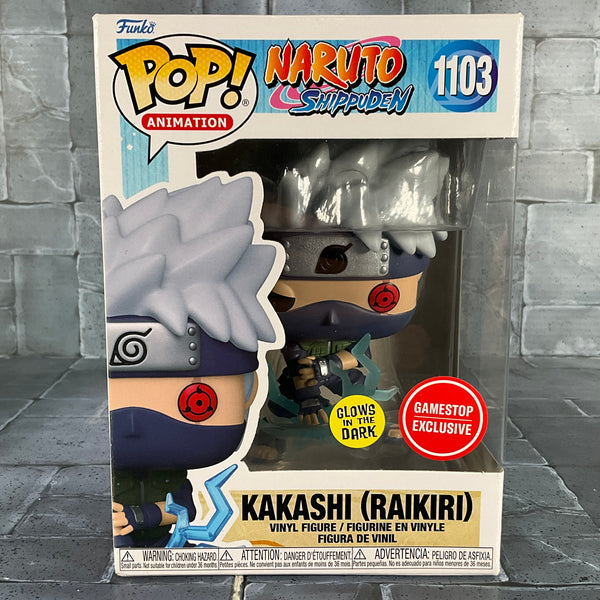 Funko Pop - Naruto Shippuden: Kakashi (Raikiri) #1103 GID GameStop