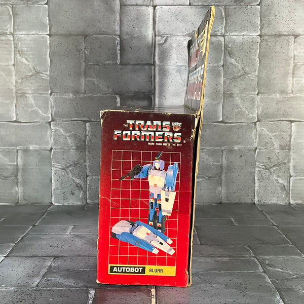 Transformers: G1 - Blurr Complete in Box Canadian (Takara, 1986)