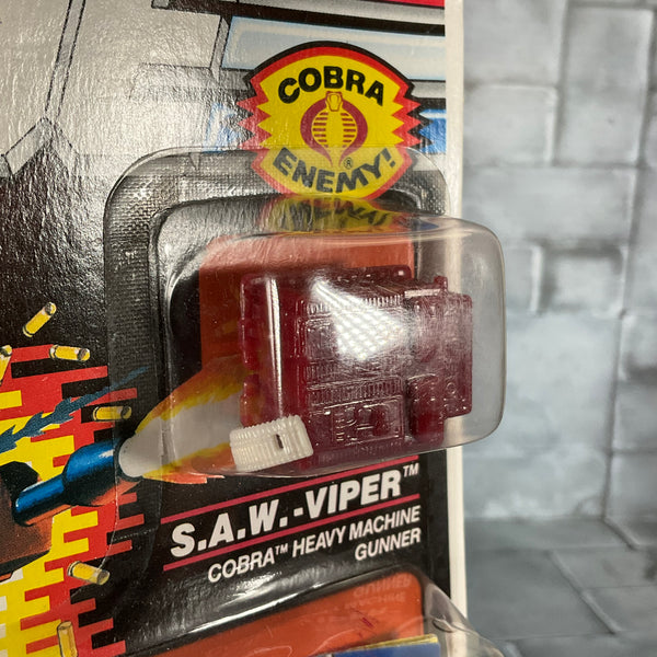 Vintage GI Joe ARAH Saw Viper MOC 1989