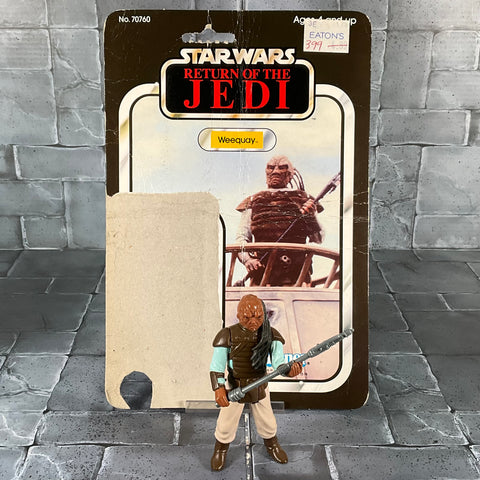 Vintage Kenner Star Wars - Weequay with Cardback