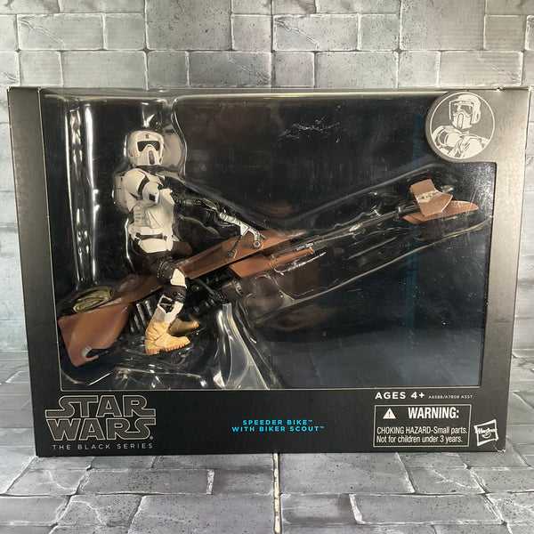 Star Wars Black Series - Speeder Bike with Biker Scout