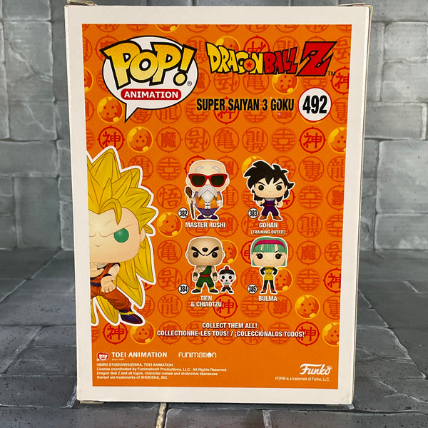 Funko Pop - DragonBall Z: Super Saiyan 3 Goku #492
