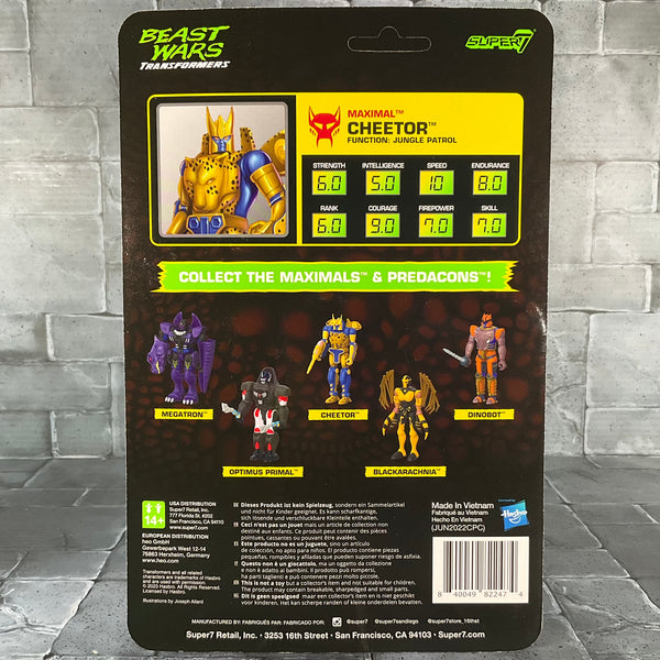 Super7 ReAction Transformers: Beast Wars - Cheetor