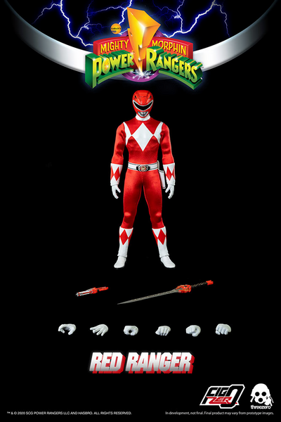 ThreeZero MMPR Red Ranger 1/6 figure