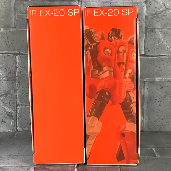 Transformers Seekers Iron Factory IF-EX20R with Upgrade Parts Red & Grey- Starscream like