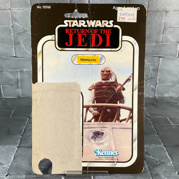 Vintage Kenner Star Wars - Weequay with Cardback