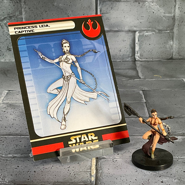 Star Wars Miniatures 12/60 Princess Leia Captive