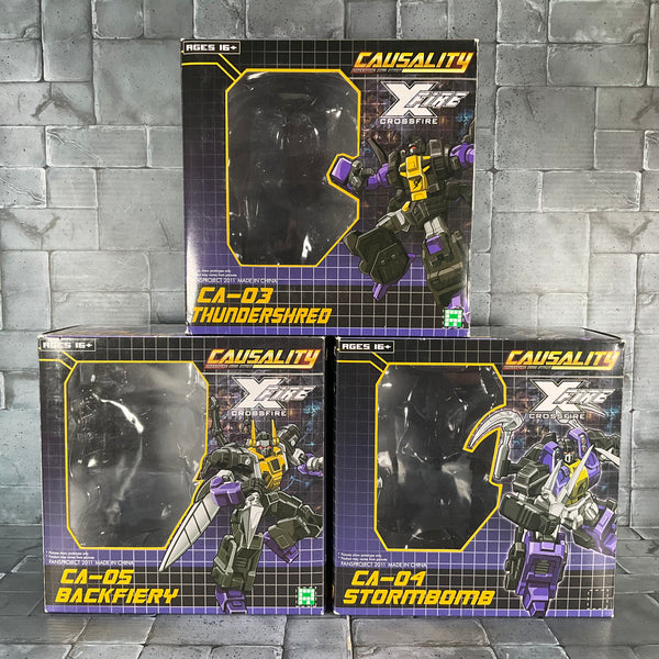 Third Party Transformers - Fansproject Causality Crossfire Insecticon Set