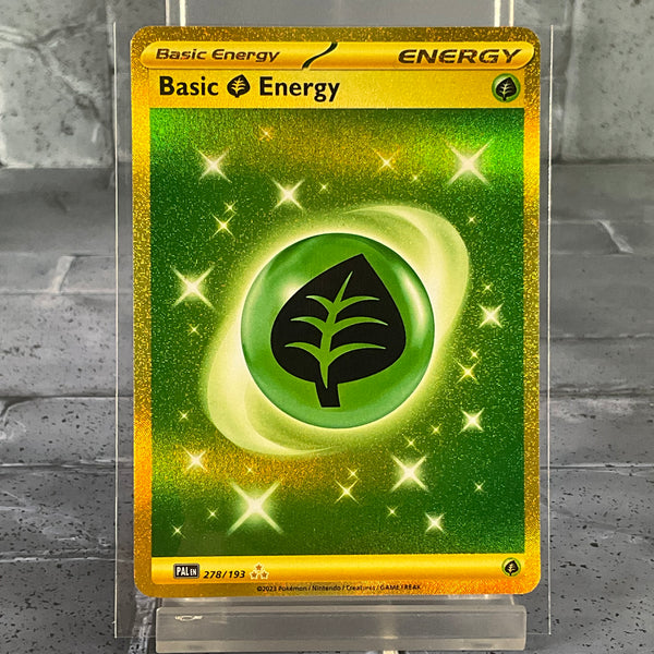 Pokémon TCG – Paldea Evolved: Basic Grass Energy #278 - NM Condition