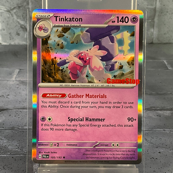 Pokémon TCG – Paldea Evolved: Tinkaton (GameStop) #105 - LP Condition
