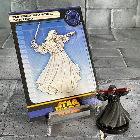 Star Wars Miniatures 59/60 Emperor Palpatine Sith Lord