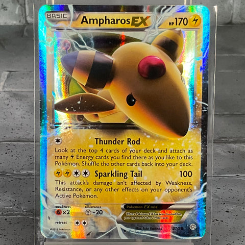 Ampharos EX - 27/98 - Ultra Rare