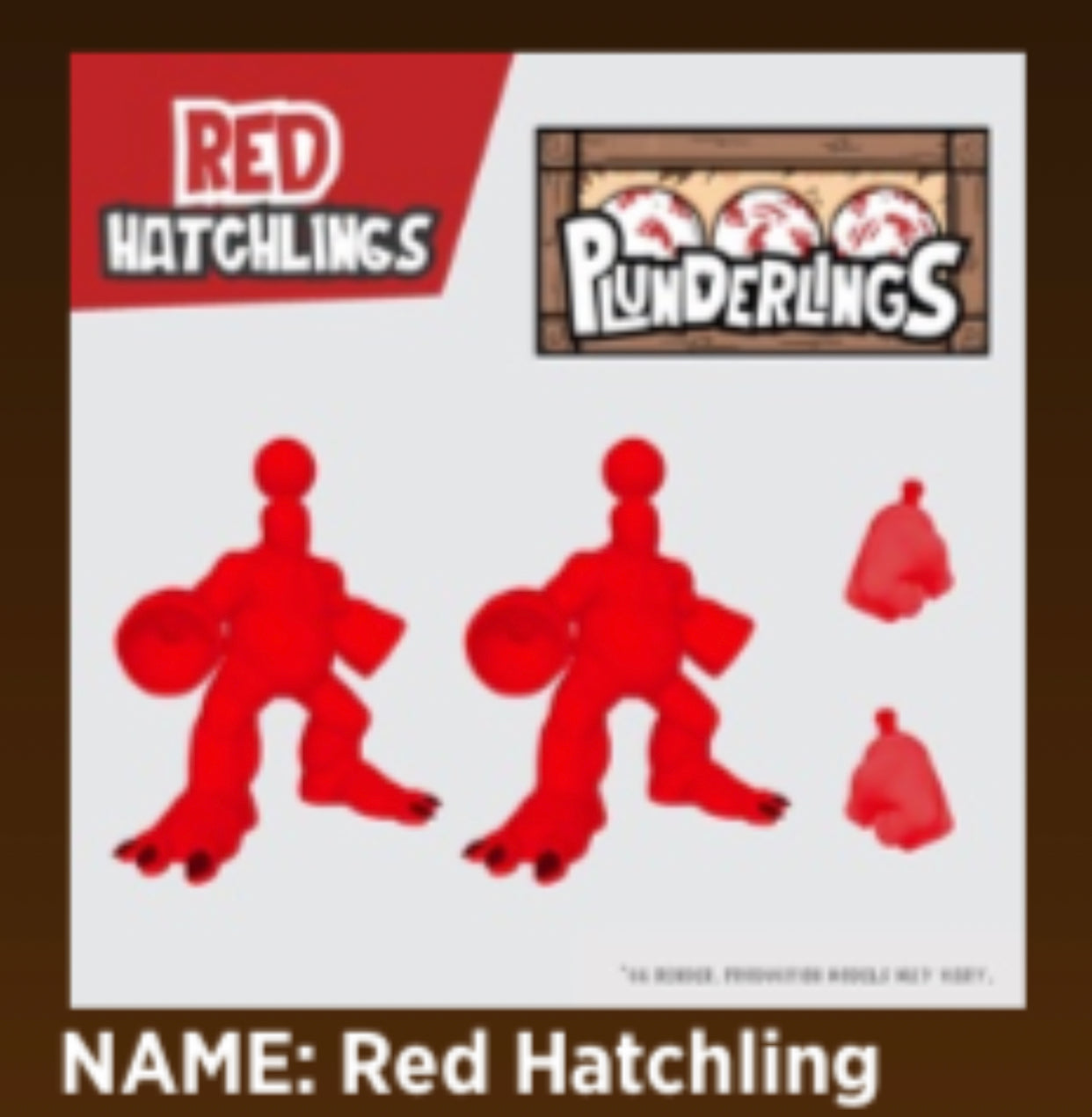 Plunderlings “Red Hatchling Crate” by Lone Coconut