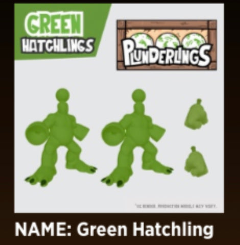 Plunderlings “Green Hatchling Crate” by Lone Coconut