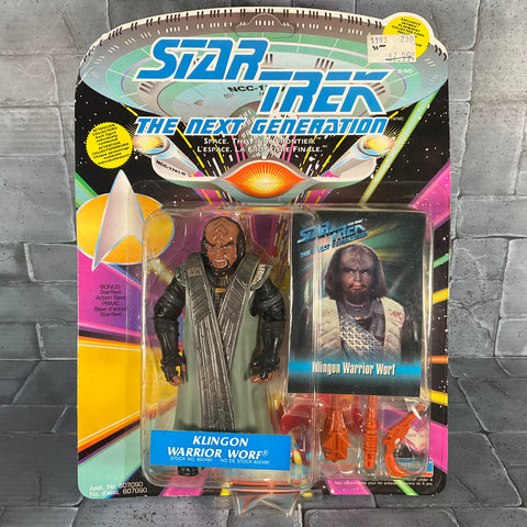 Star Trek: TNG – Klingon Warrior (Playmates) – Card Error (Wesley Crusher Card)