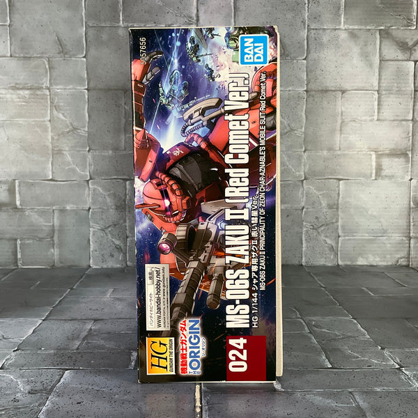 Gundam Model Kit Origin MS-06S Zaku II Red Comet Ver
