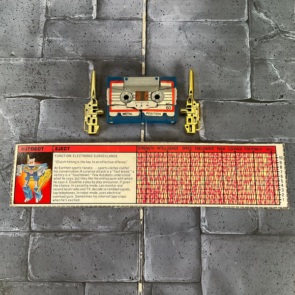 Transformers: G1 – Eject (Takara) – Complete (Sticker/Gold Variant)