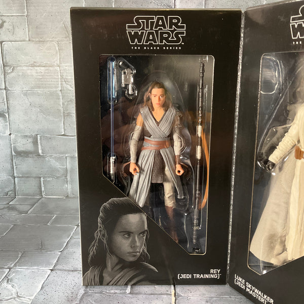 Star Wars Black Series - SDCC 2-Pack Rey and Luke Skywalker Jedi Training