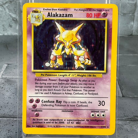 Alakazam - 1/102 - Holo Rare