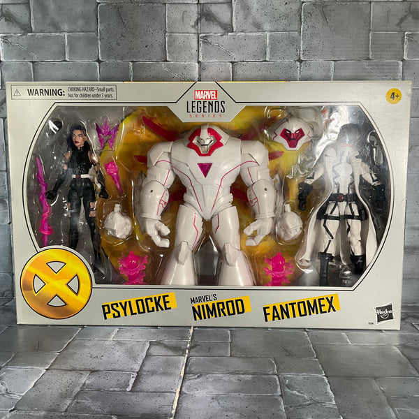 Marvel Legends 3-Pack Pyslocke, Nimrod and Fantomex