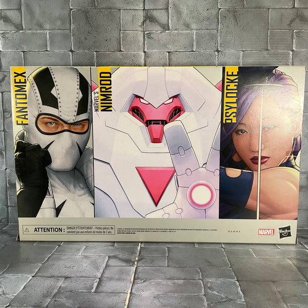 Marvel Legends 3-Pack Pyslocke, Nimrod and Fantomex